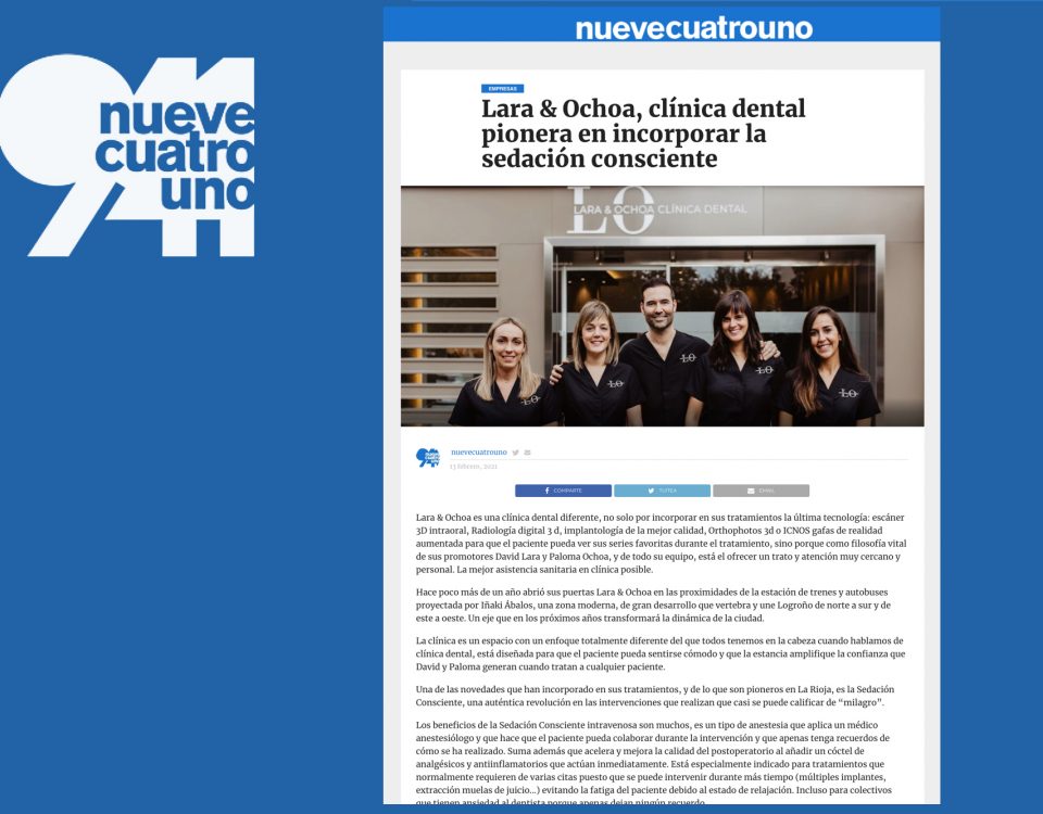 NueveCuatroUno - Lara& Ochoa pioneros en sedación consciente
